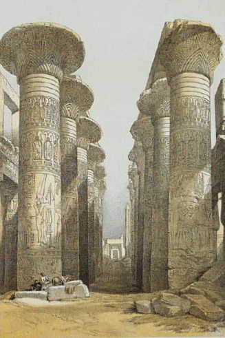 giant columns give the feel of an old growth forest.